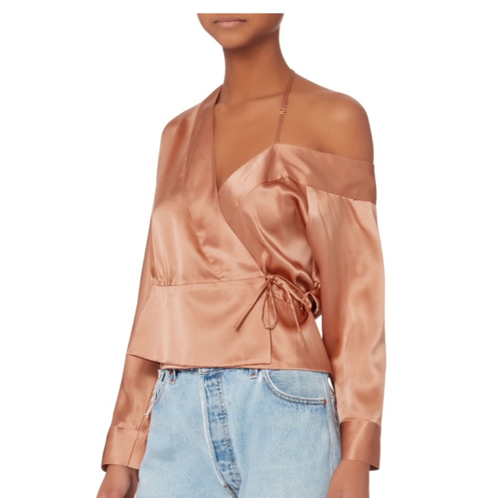 Michelle mason blush top from intermix